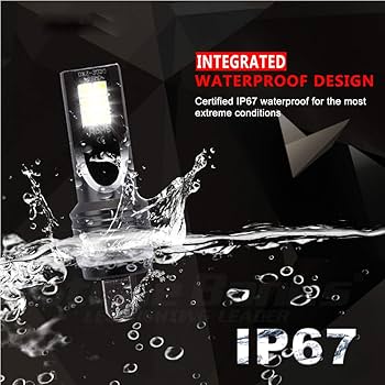 Amazon | H7 LEDヘッドライトバルブ、小型 防水 55W 6000K